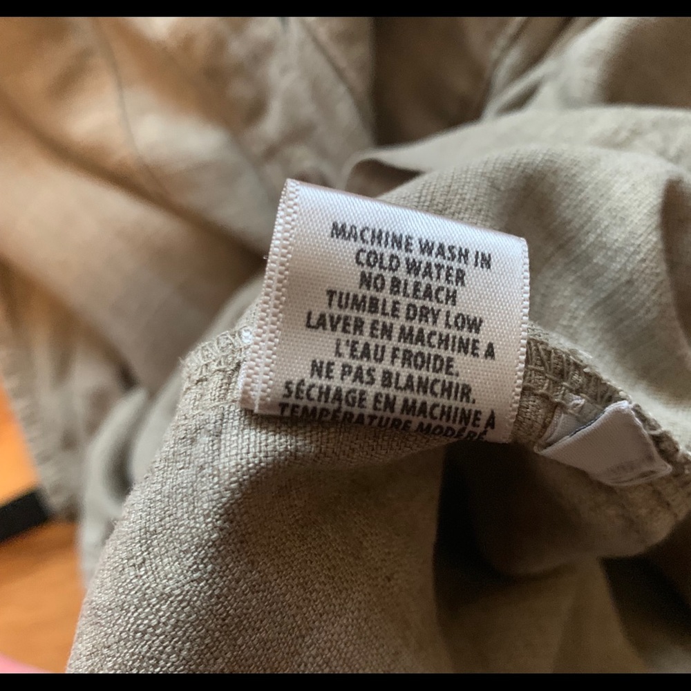 Linen Utility Romper NWT - Picture 4 of 5